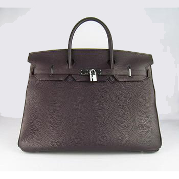 HBK40DCS003 Hermes 40CM caffﾨﾨ scuro (argento)